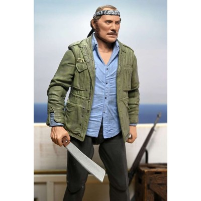 JAWS LO SQUALO 50TH ANNIVERSARY ULTIMATE SAM QUINT ACTION FIGURE NECA