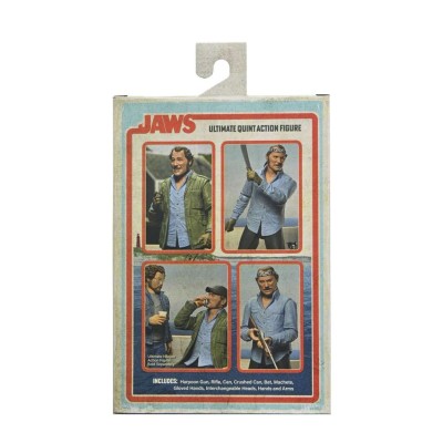 NECA JAWS LO SQUALO 50TH ANNIVERSARY SAM QUINT PVC ULTIMATE ACTION FIGURE