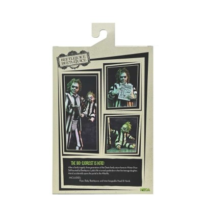 NECA BEETLEJUICE BEETLEJUICE ULTIMATE STRIPED SUIT PVC ACTION FIGURE
