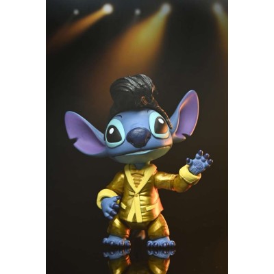 DISNEY LILO & STITCH GOLD SUIT ELVIS STITCH ULTIMATE ACTION FIGURE NECA