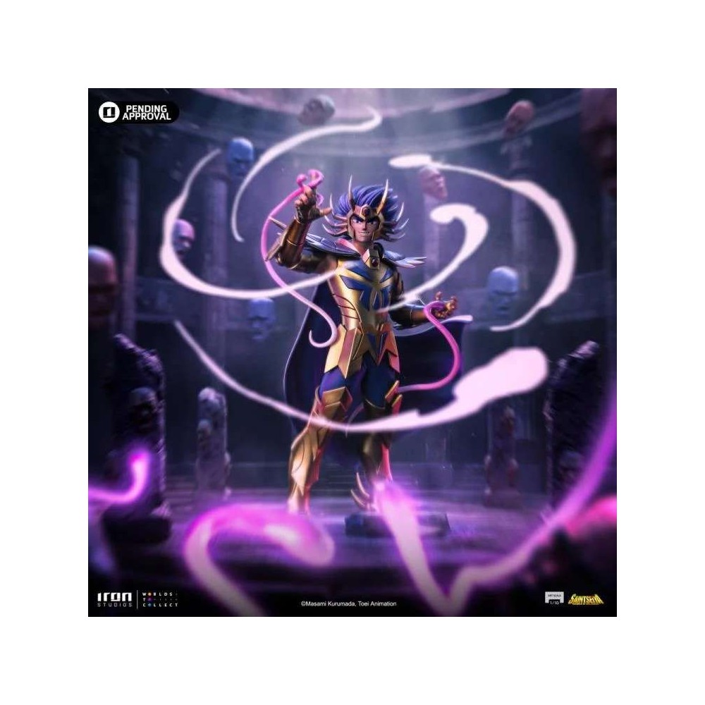 SAINT SEIYA CANCER DEATHMASK ART SCALE 1/10 STATUA FIGURE IRON STUDIOS