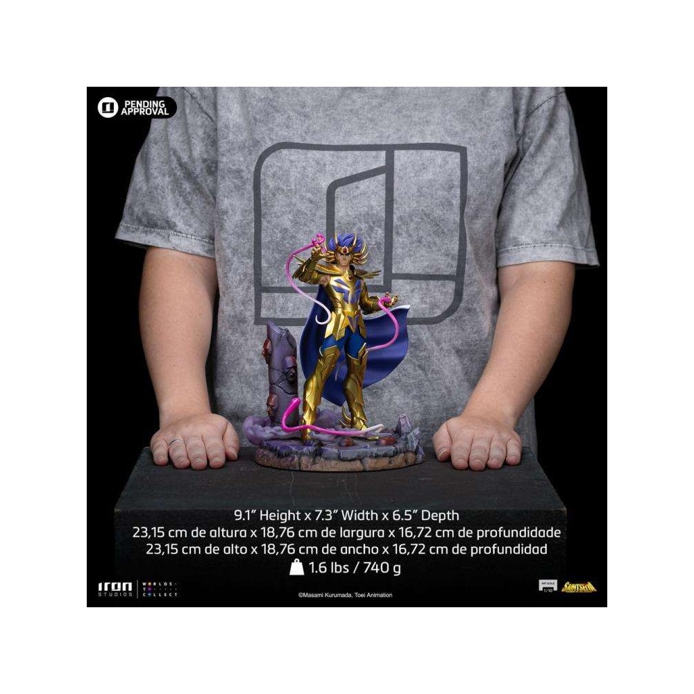 IRON STUDIOS SAINT SEIYA CANCER DEATHMASK ART SCALE 1/10 STATUE