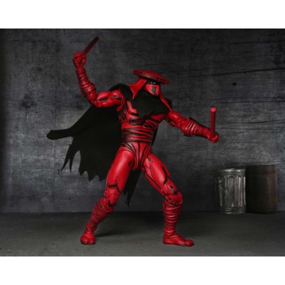 NECA TMNT NINJA TURTLES MIRAGE COMICS VERSION RED & BLACK FOOT ASSASSIN ACTION FIGURE