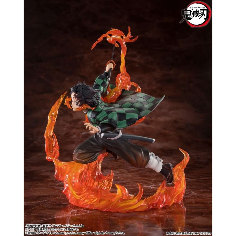 BANDAI DEMON SLAYER TANJIRO KAMADO KYOJURO RENGOKU SWORD GUARD FIGUARTS ZERO STATUE