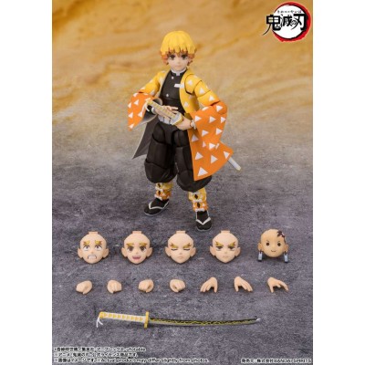 BANDAI DEMON SLAYER S.H. FIGUARTS ZENITSU AGATSUMA ACTION FIGURE