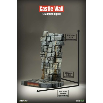 INFINITE STATUE FRANKENSTEIN THE CASTLE WALL 1/6 SCALE DIORAMA