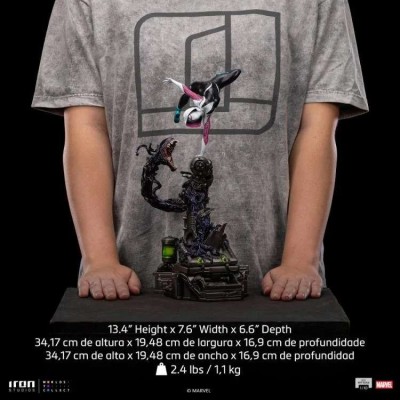 SPIDER-MAN VS VILLAINS GHOST-SPIDER BDS ART SCALE 1/10 STATUA FIGURE IRON STUDIOS