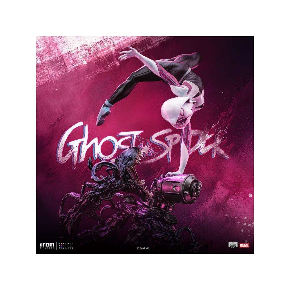 SPIDER-MAN VS VILLAINS GHOST-SPIDER BDS ART SCALE 1/10 STATUA FIGURE IRON STUDIOS