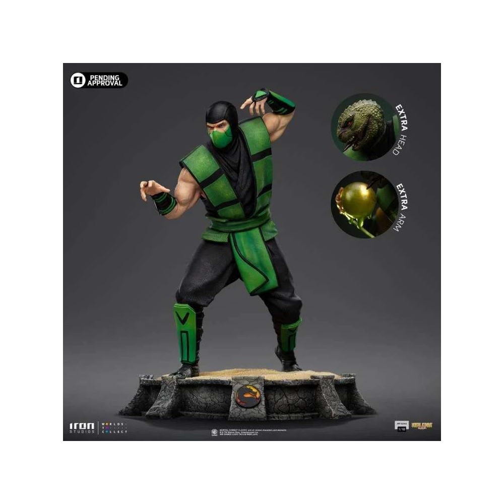 MORTAL KOMBAT ART SCALE REPTILE 1/10 STATUA FIGURE IRON STUDIOS