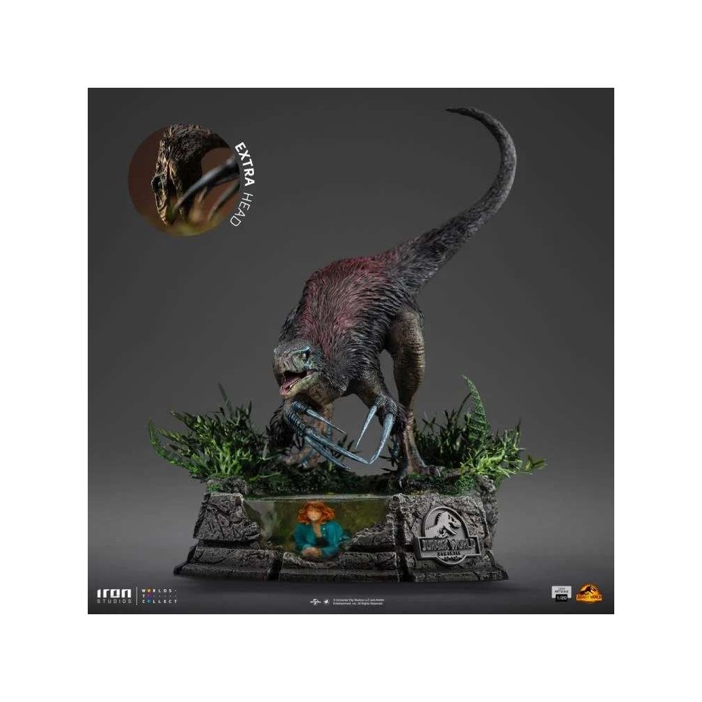 JURASSIC WORLD THERIZINOSAURUS DEMI ART SCALE 1/20 STATUA FIGURE IRON STUDIOS