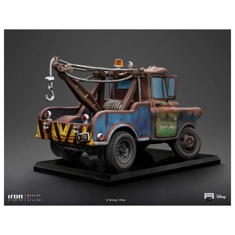 IRON STUDIOS DISNEY CARS TOW MATER ART SCALE 1/10 STATUE FIGURE