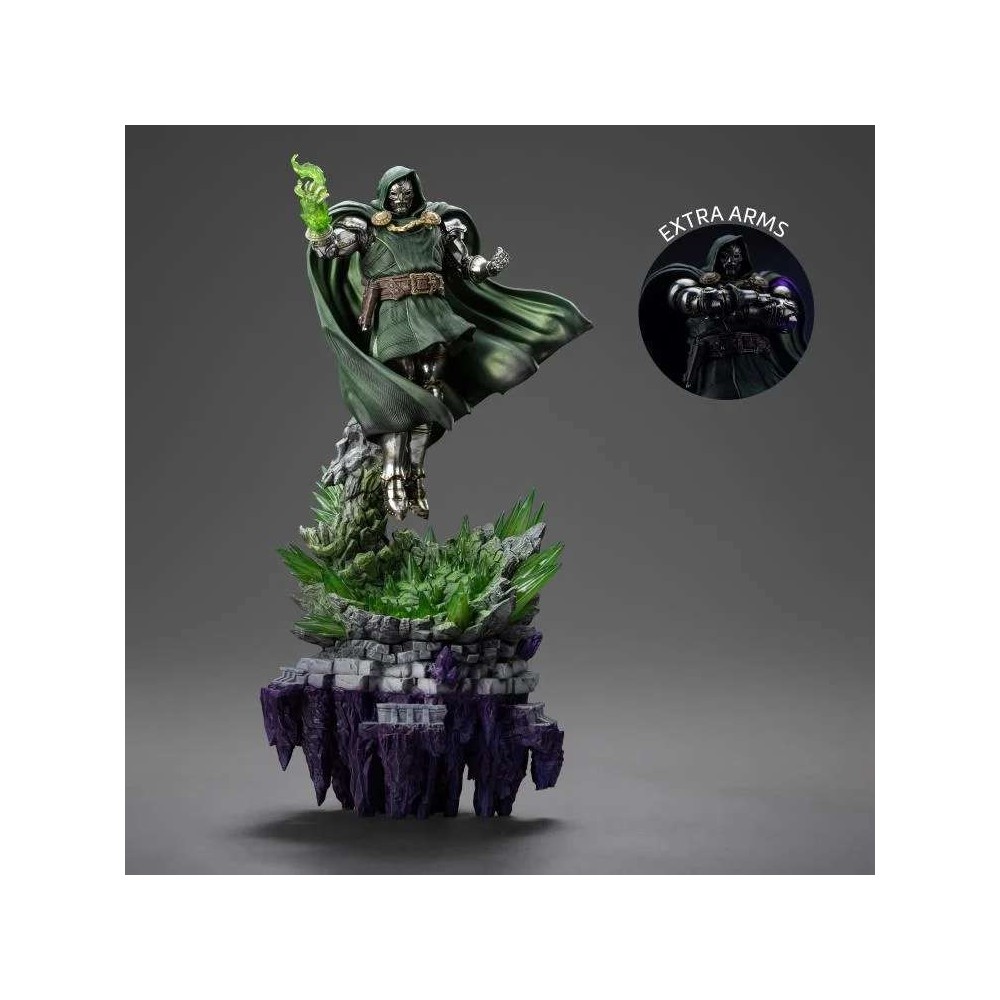 INFINITY GAUNTLET ART SCALE DELUXE DOCTOR DOOM 1/10 STATUA FIGURE IRON STUDIOS