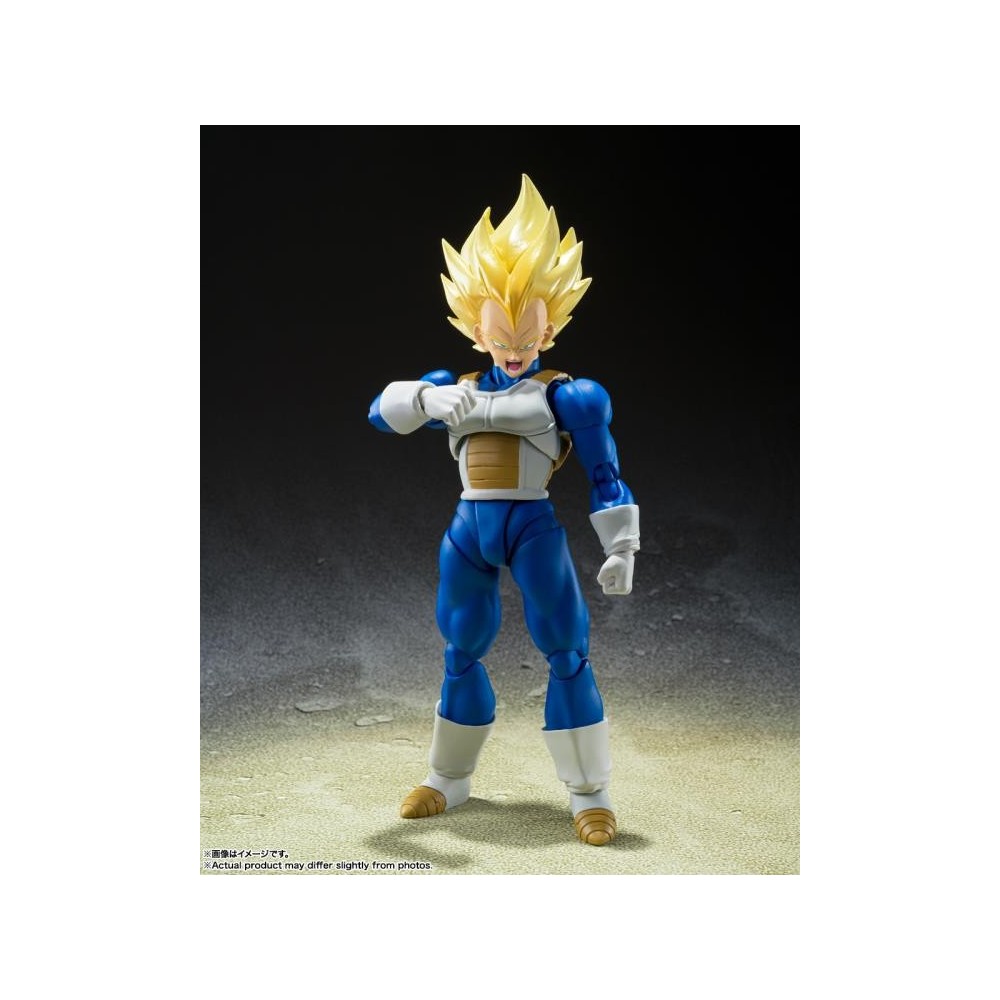 BANDAI DRAGON BALL Z SUPER SAIYAN VEGETA AWAKENED VERSION S.H. FIGUARTS PVC ACTION FIGURE