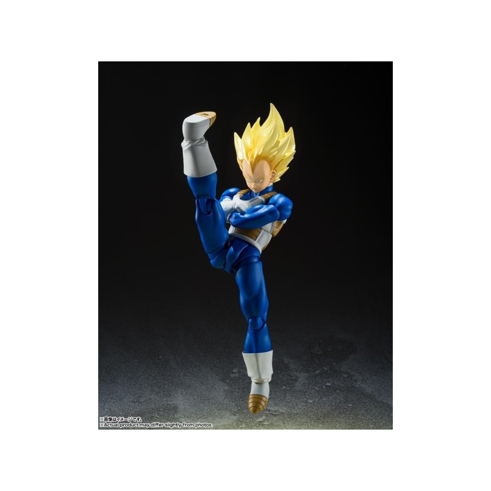 BANDAI DRAGON BALL Z SUPER SAIYAN VEGETA AWAKENED VERSION S.H. FIGUARTS PVC ACTION FIGURE