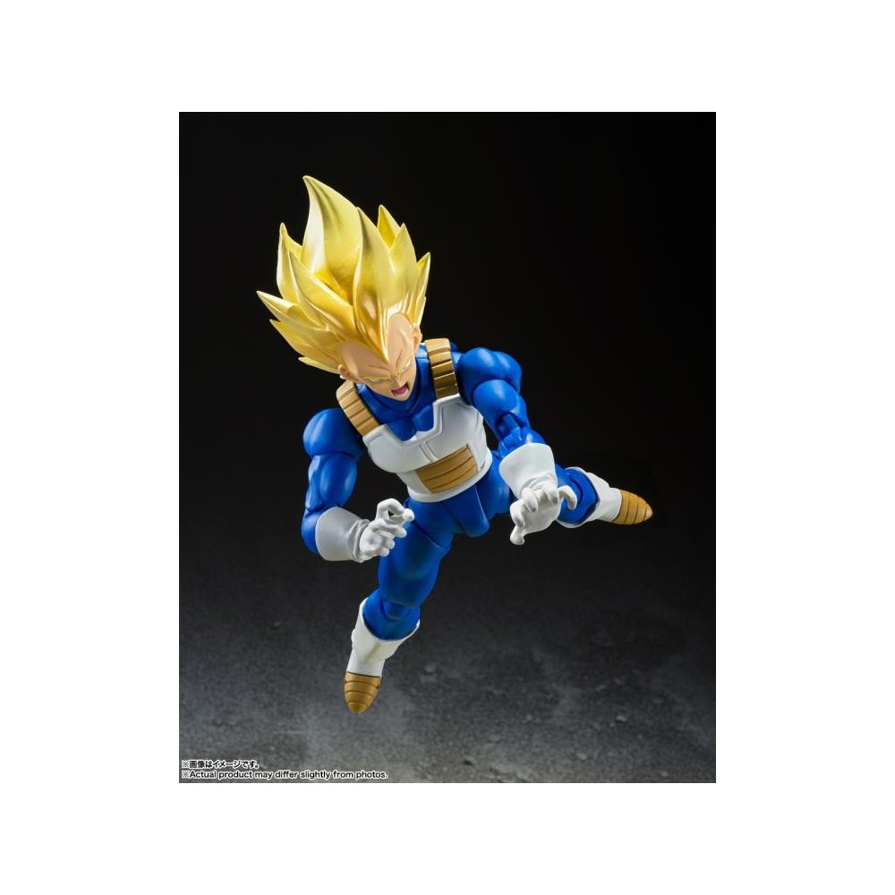 BANDAI DRAGON BALL Z SUPER SAIYAN VEGETA AWAKENED VERSION S.H. FIGUARTS PVC ACTION FIGURE