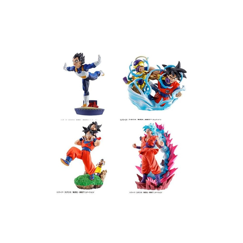 MEGAHOUSE DRAGON BALL SUPER DRACAP TRASCENDENCE BOX SET OF 4 MINI FIGURE