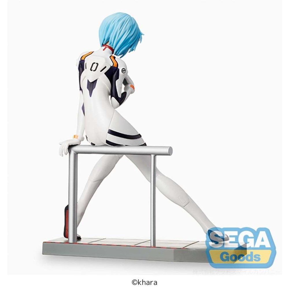 SEGA GOODS REBUILD OF EVANGELION REI AYANAMI STATUE PVC FIGURE