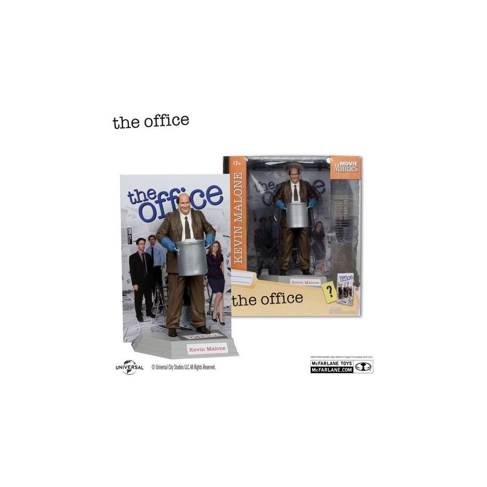 MC FARLANE THE OFFICE MOVIE MANIACS KEVIN MALONE PVC FIGURE