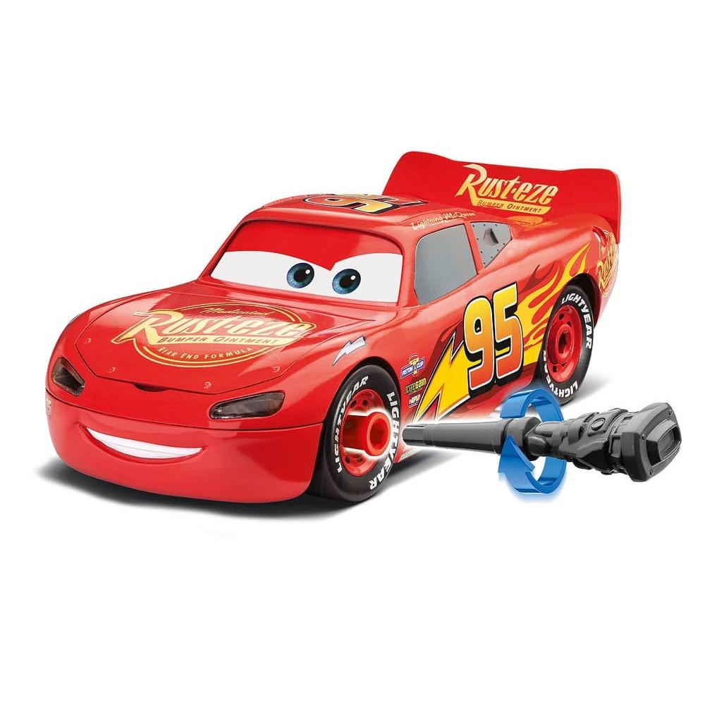 REVELL DISNEY CARS LIGHTNING MCQUEEN FIRST CONSTRUCTION SET MODEL KIT FIGURE