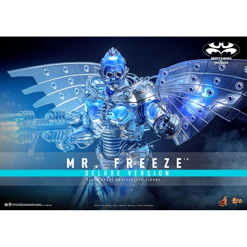 BATMAN & ROBIN MOVIE MASTERPIECE MR. FREEZE DELUXE VERSION ACTION FIGURE HOT TOYS