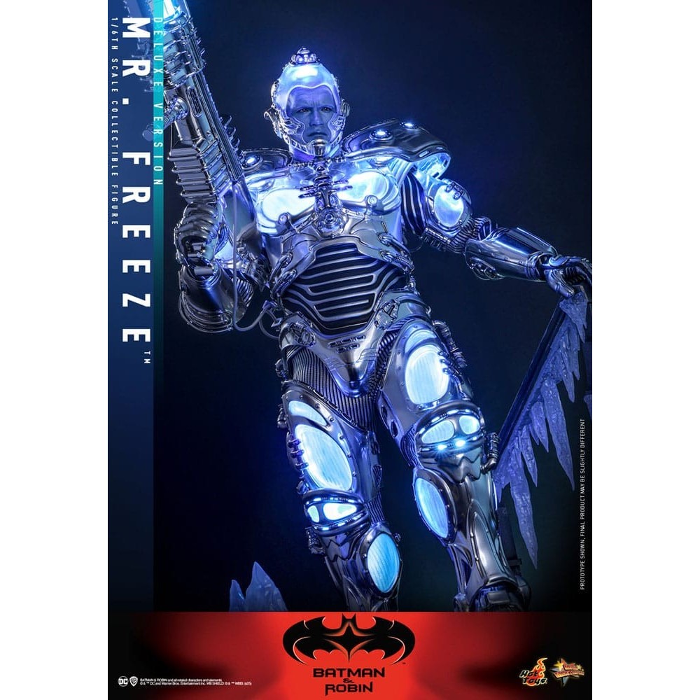 BATMAN & ROBIN MOVIE MASTERPIECE MR. FREEZE DELUXE VERSION ACTION FIGURE HOT TOYS