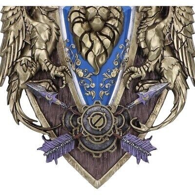 NEMESIS NOW WORLD OF WARCRAFT ALLIANCE WALL PLAQUE