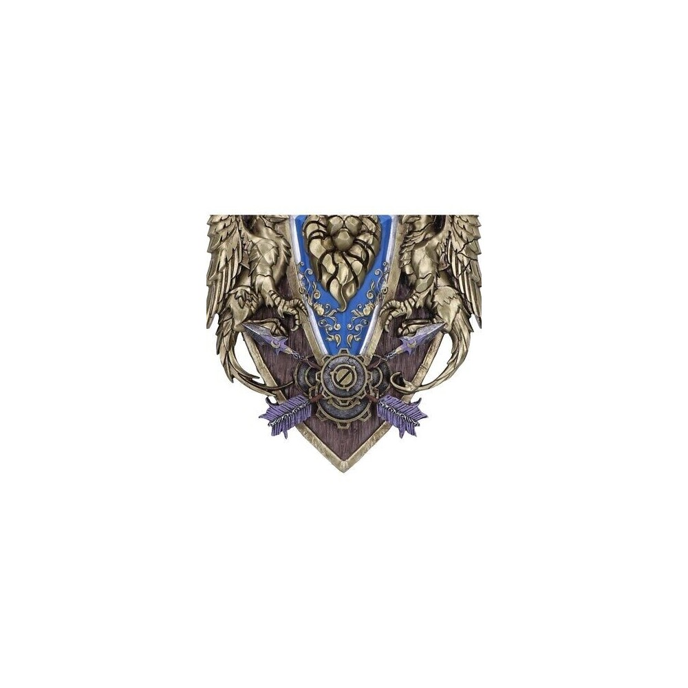 NEMESIS NOW WORLD OF WARCRAFT ALLIANCE WALL PLAQUE