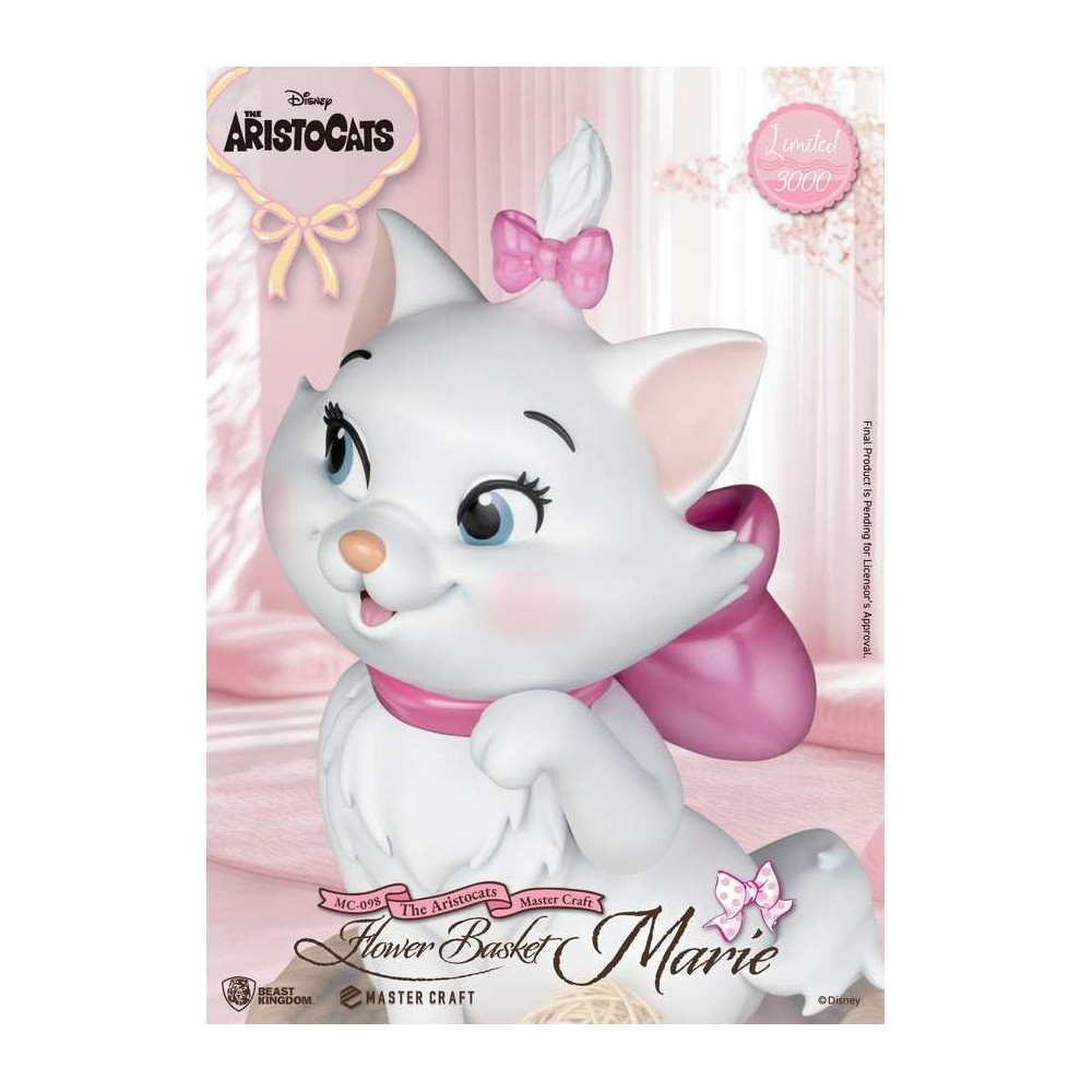 BEAST KINGDOM DISNEY ARISTOCATS FLOWER BASKET MARIE MASTER CRAFT RESIN STATUE FIGURE