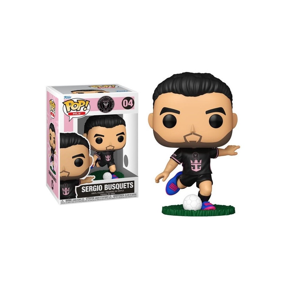 FUNKO FUNKO POP! SERGIO BUSQUETS MLS INTER MIAMI PVC BOBBLE HEAD FIGURE