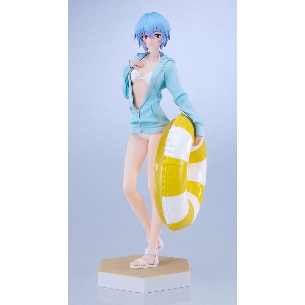 REBUILD OF EVANGELION REI AYANAMI BEACH QUEENS POP UP PARADE L STATUA FIGURE GOOD SMILE COMPANY
