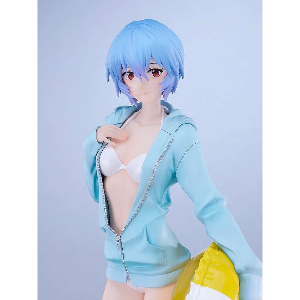 GOOD SMILE COMPANY REBUILD OF EVANGELION REI AYANAMI BEACH QUEENS POP UP PARADE L SIZE STATUE PVC FIGURE