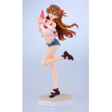 GOOD SMILE COMPANY REBUILD OF EVANGELION ASUKA LANGLEY BEACH QUEENS POP UP PARADE L SIZE STATUE PVC FIGURE