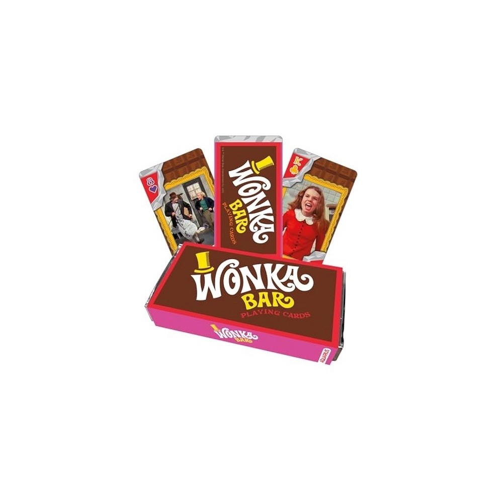AQUARIUS ENT WILLY WONKA BAR PREMIUM PLAYING CARDS