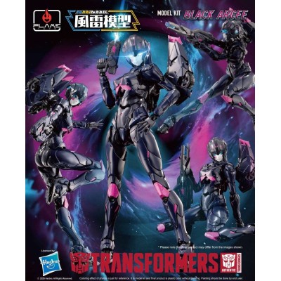 TRANSFORMERS BLACK ARCEE MODEL KIT ACTION FIGURE FLAME TOYS