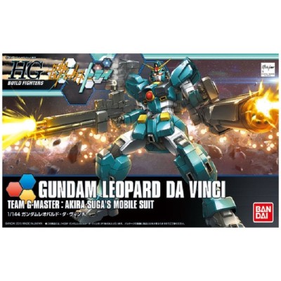 BANDAI HIGH GRADE HGBF GUNDAM LEOPARD DA VINCI 1/144 MODEL KIT FIGURE