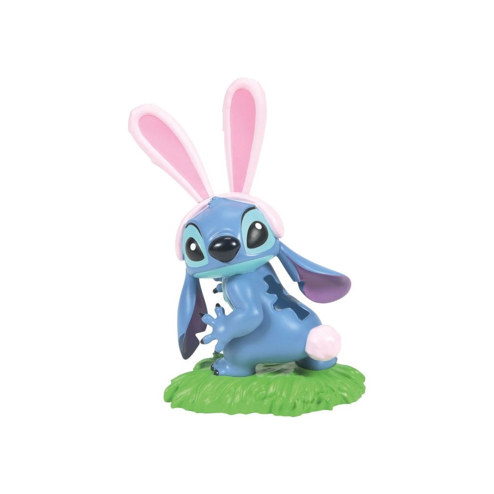 ENESCO DISNEY STITCH EASTER BUNNY STATUE FIGURE