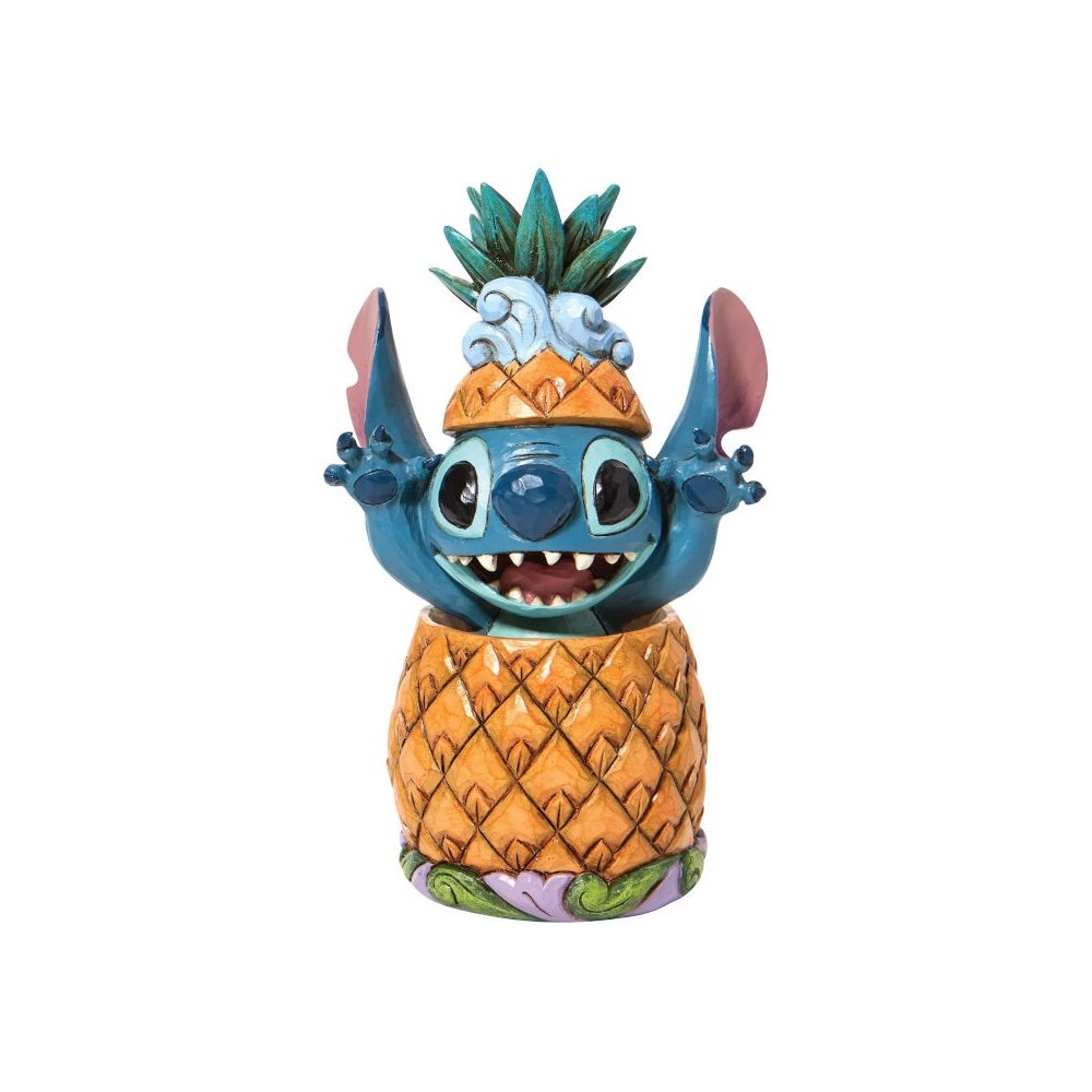 ENESCO DISNEY STITCH PINEAPPLE STATUE FIGURE