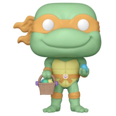 FUNKO FUNKO POP! TEENAGE MUTANT NINJA TURTLES MICHELANGELO EASTER 1668 BOBBLE HEAD KNOCKER FIGURE