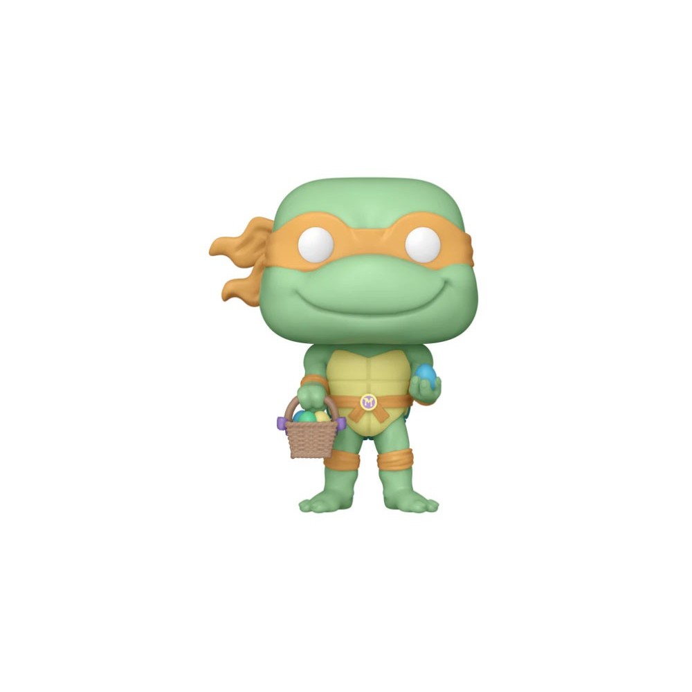 FUNKO FUNKO POP! TEENAGE MUTANT NINJA TURTLES MICHELANGELO EASTER 1668 BOBBLE HEAD KNOCKER FIGURE