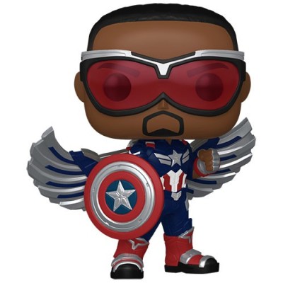 FUNKO POP! MARVEL CAPTAIN AMERICA BRAVE NEW WORLD BOBBLE HEAD KNOCKER FIGURE FUNKO
