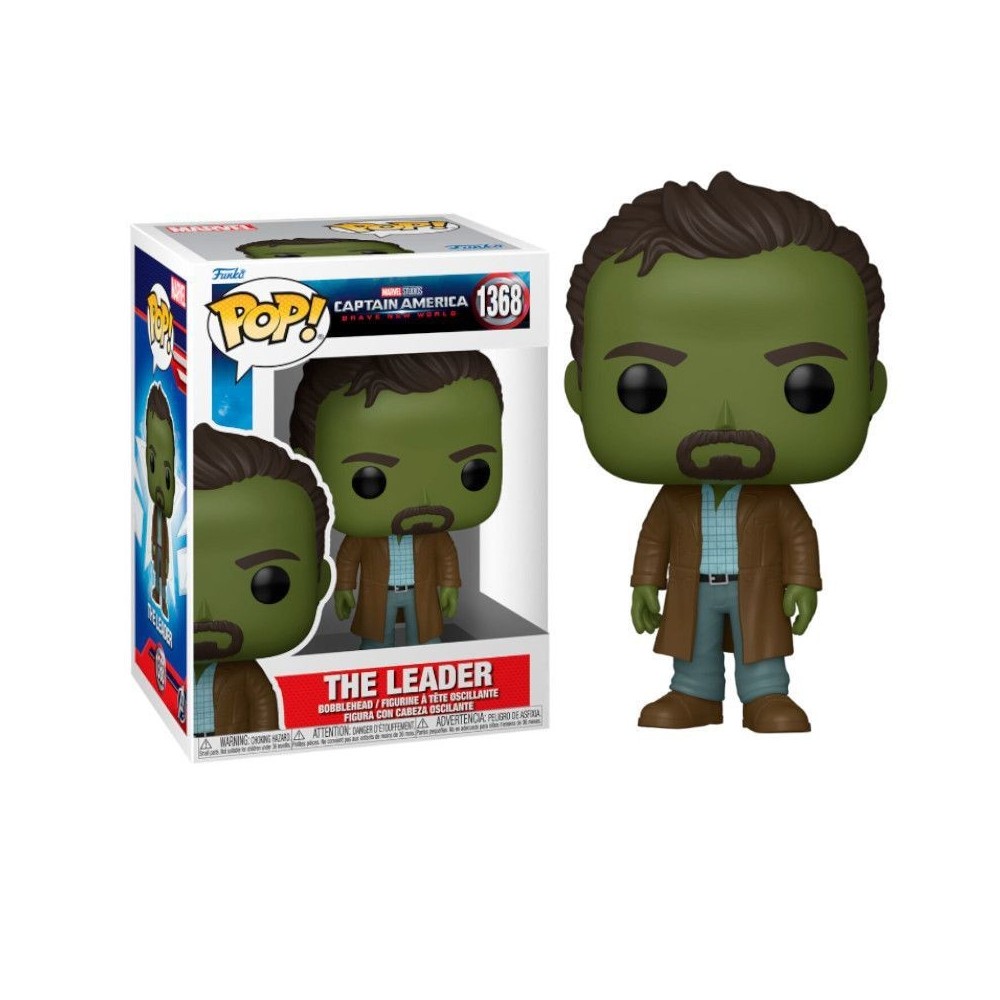 FUNKO POP! MARVEL CAPTAIN AMERICA BRAVE NEW WORLD THE LEADER BOBBLE HEAD KNOCKER FIGURE FUNKO