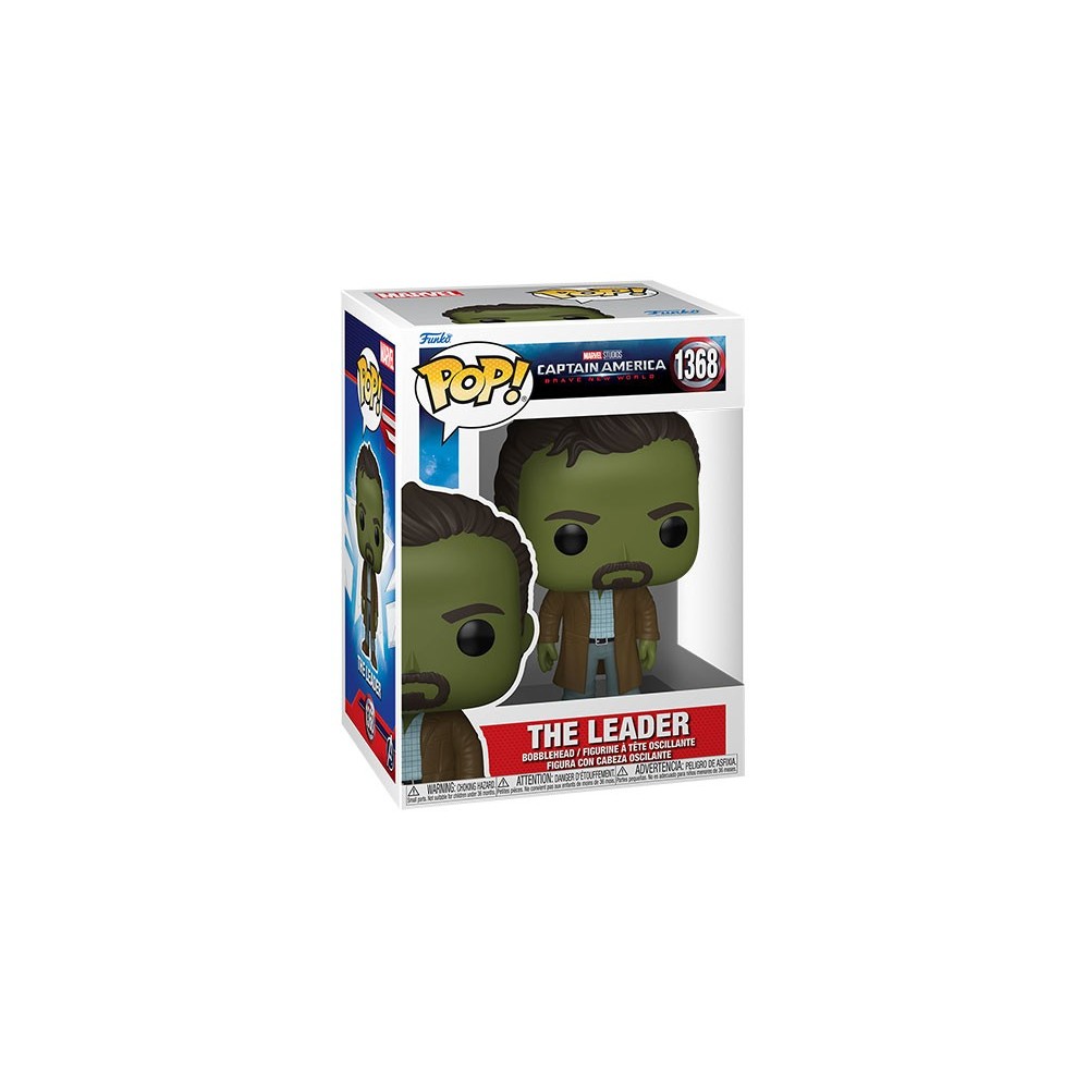 FUNKO POP! MARVEL CAPTAIN AMERICA BRAVE NEW WORLD THE LEADER BOBBLE HEAD KNOCKER FIGURE FUNKO