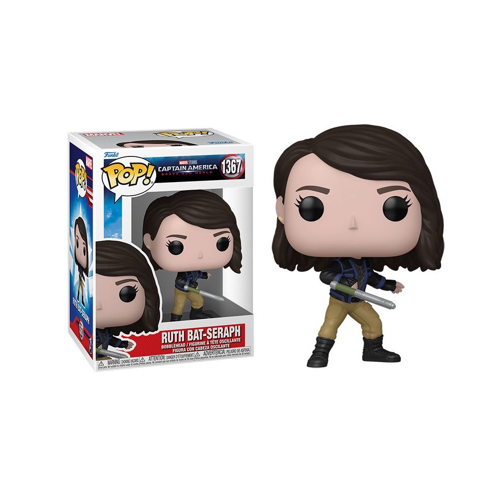 FUNKO POP! MARVEL CAPTAIN AMERICA BRAVE NEW WORLD RUTH BAT-SERAPH BOBBLE HEAD KNOCKER FIGURE FUNKO