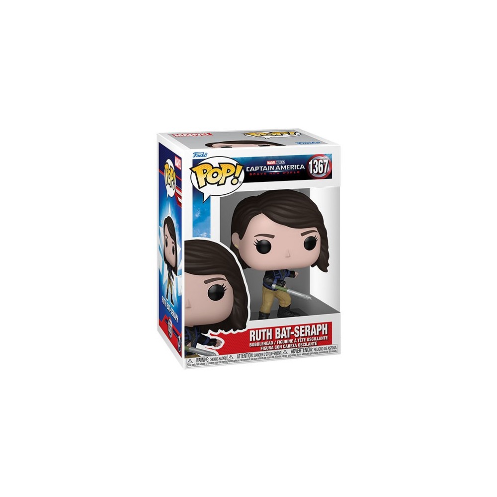 FUNKO POP! MARVEL CAPTAIN AMERICA BRAVE NEW WORLD RUTH BAT-SERAPH BOBBLE HEAD KNOCKER FIGURE FUNKO