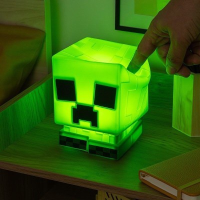 MINECRAFT CREEPER SQUISHYGLO SILICONE LAMP LAMPADA PALADONE PRODUCTS