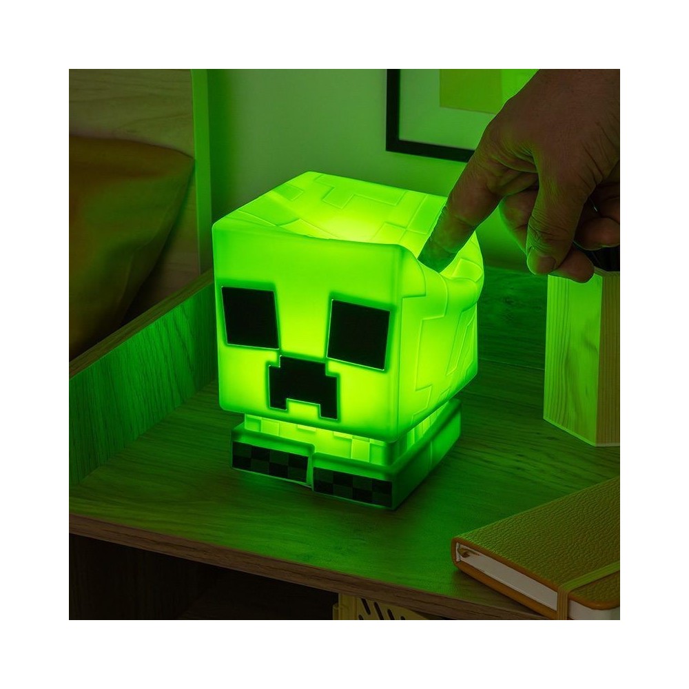 MINECRAFT CREEPER SQUISHYGLO SILICONE LAMP LAMPADA PALADONE PRODUCTS