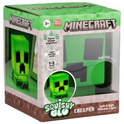 MINECRAFT CREEPER SQUISHYGLO SILICONE LAMP LAMPADA PALADONE PRODUCTS