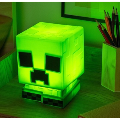 MINECRAFT CREEPER SQUISHYGLO SILICONE LAMP LAMPADA PALADONE PRODUCTS
