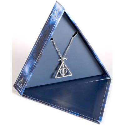 HARRY POTTER I DONI DELLA MORTE BOX COLLANA CON CIONDOLO ROTANTE CARAT