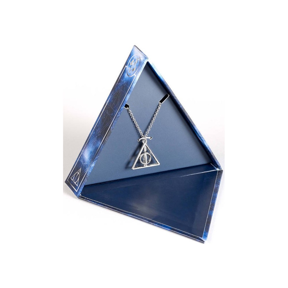 CARAT HARRY POTTER DEATHLY HALLOWS GIFT BOX SPINNING PENDANT NECKLACE